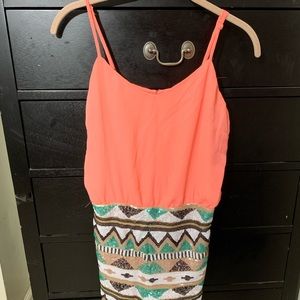 Women’s Sequined Shorts Romper